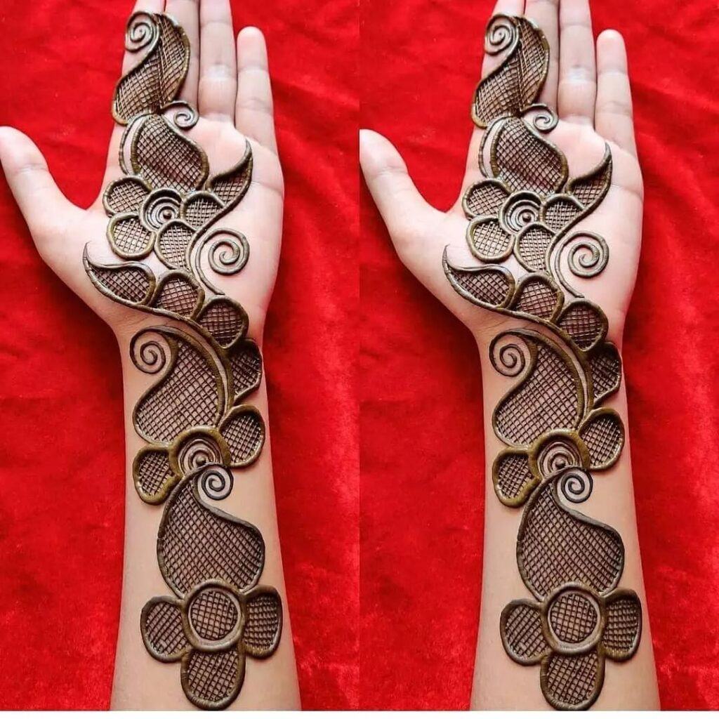Arab Girls Mehndi Henna Design by Waleed Khalid